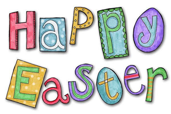 Happy Easter Text Background icons png free download