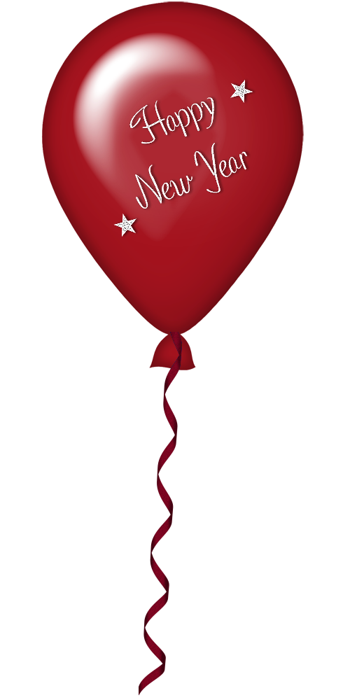 Happy New Year Red Balloon Png icons png preview