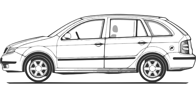 Hatchback Car Drawing icons png preview