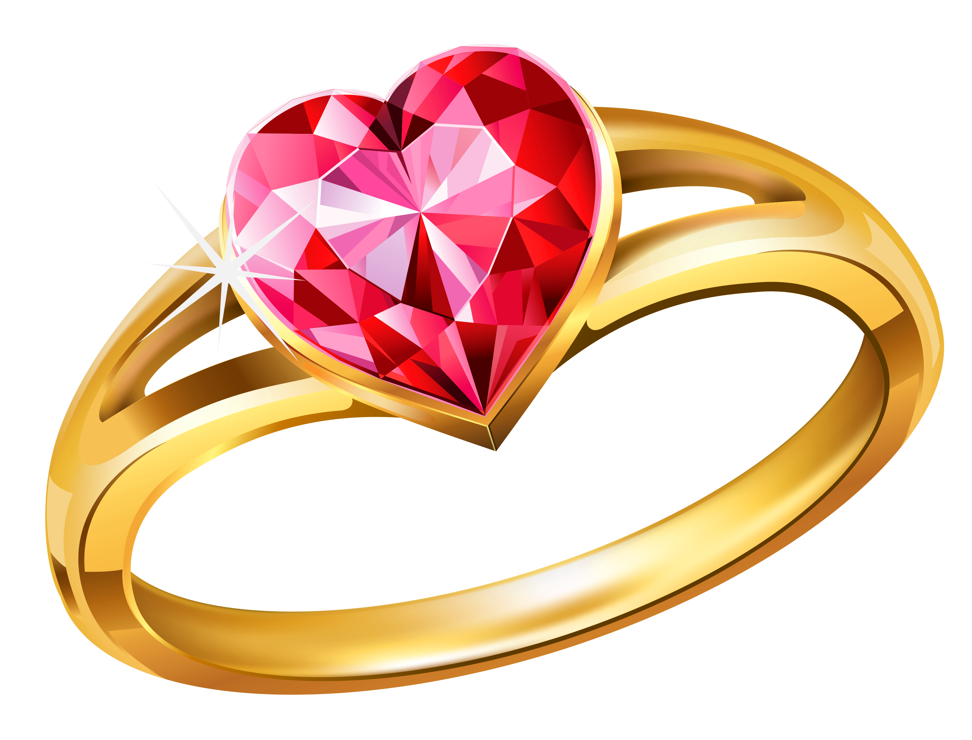 Heart Ring Gold clip art icons png preview