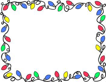 Holiday Christmas Light Frame icons png free download