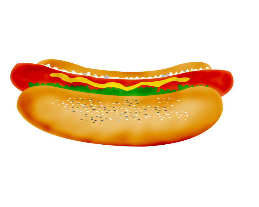 Hot Dog Food Clipart icons png preview