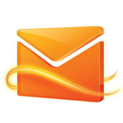 Hotmail orange mail icon icons png preview