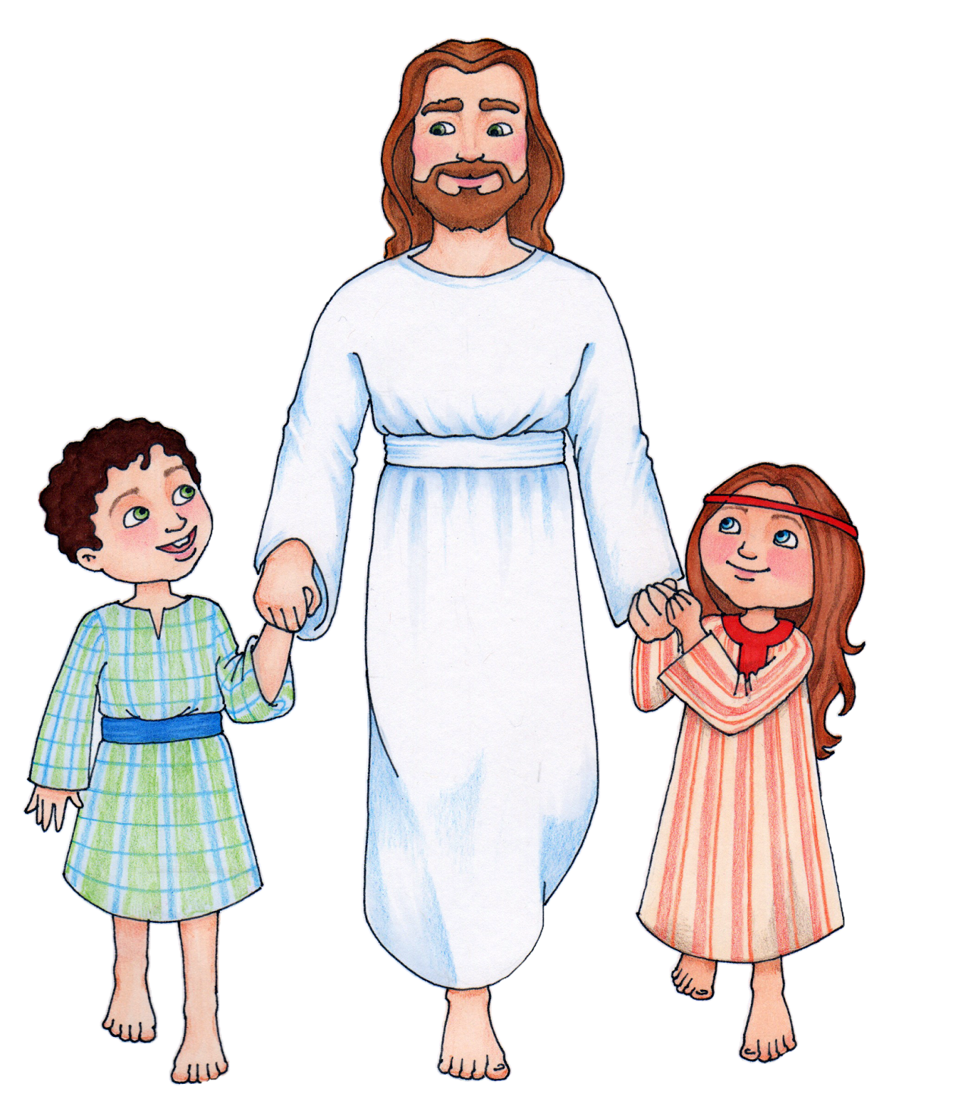 Jesus holding hans childrens icons png free download