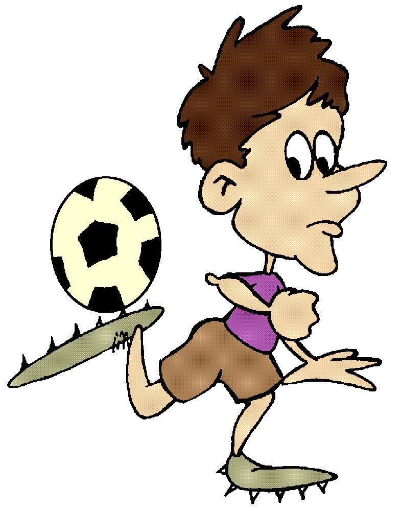 Kicking Soccer Cartoon Boy clip art icons png free download