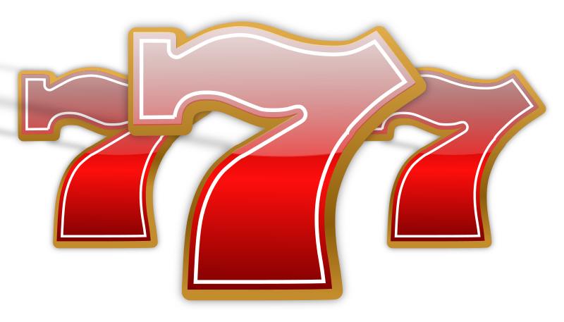 Lucky Seven Number Slot Machine Cliparts icons png preview