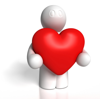 Man holding red heart icon icons png free download