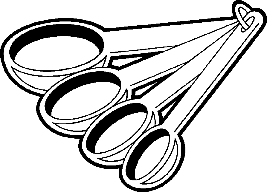 Measuring spoons drawing icons png preview