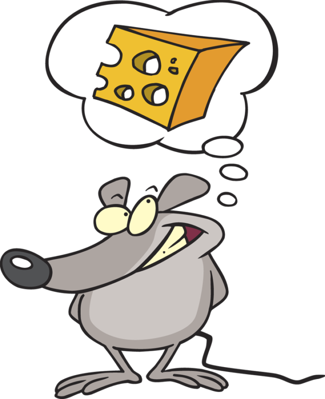 Mouse with Piece of Cheese icons png free download