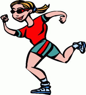 Muscular Strength Running Woman icons png preview