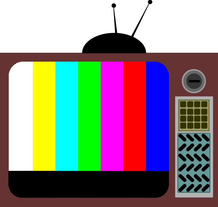 Old Colorful Screen Television icons png preview