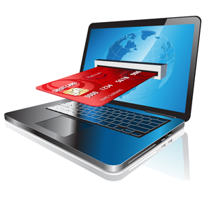 Online Banking Credit Card Laptop icons png preview