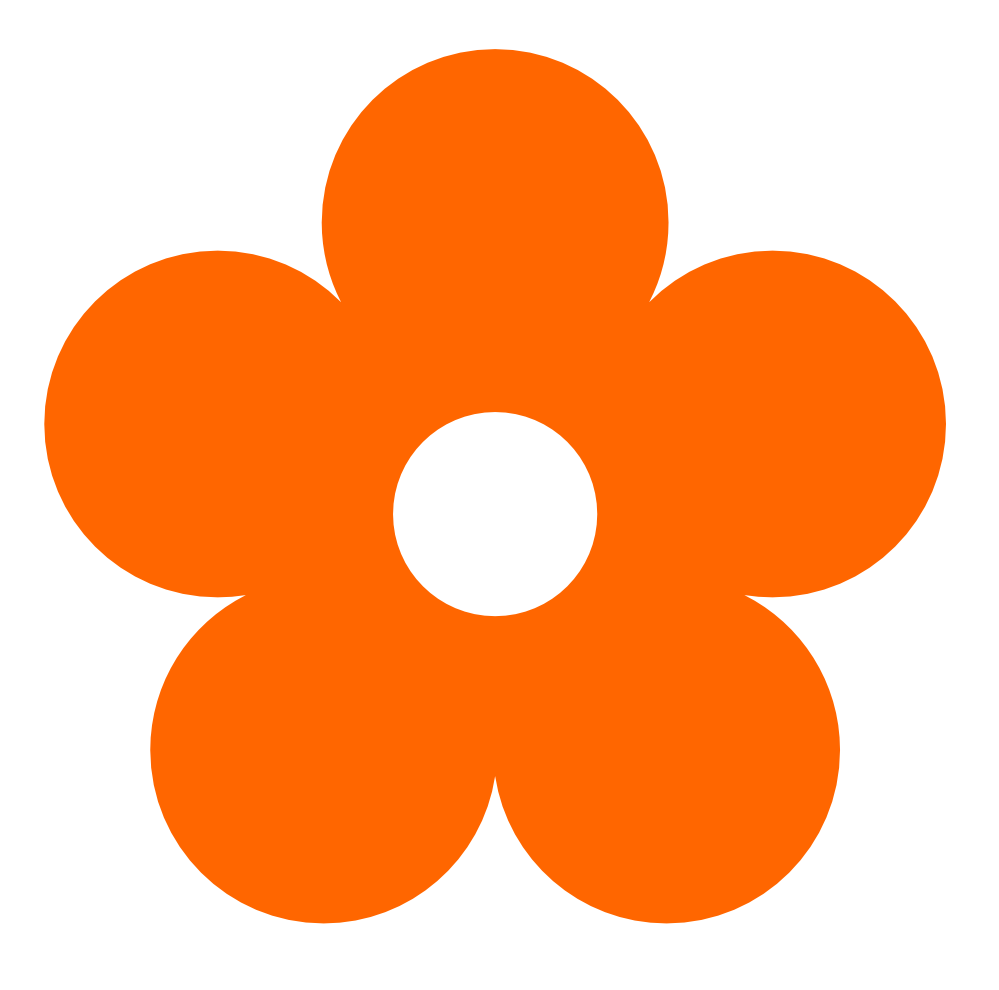 Orange Flower Icon icons png preview