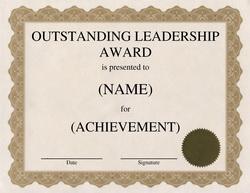 Outstanding Award Certificate Template icons png free download