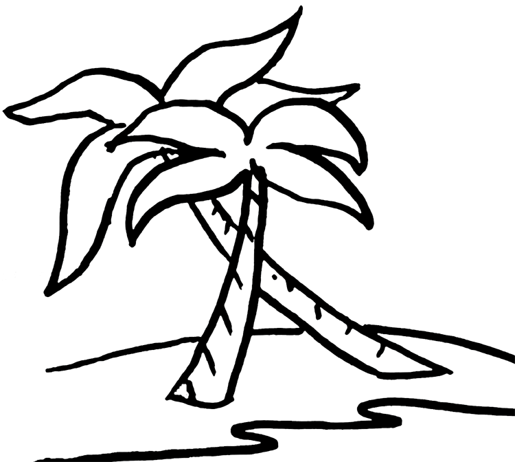 Palm trees drawing icons png preview