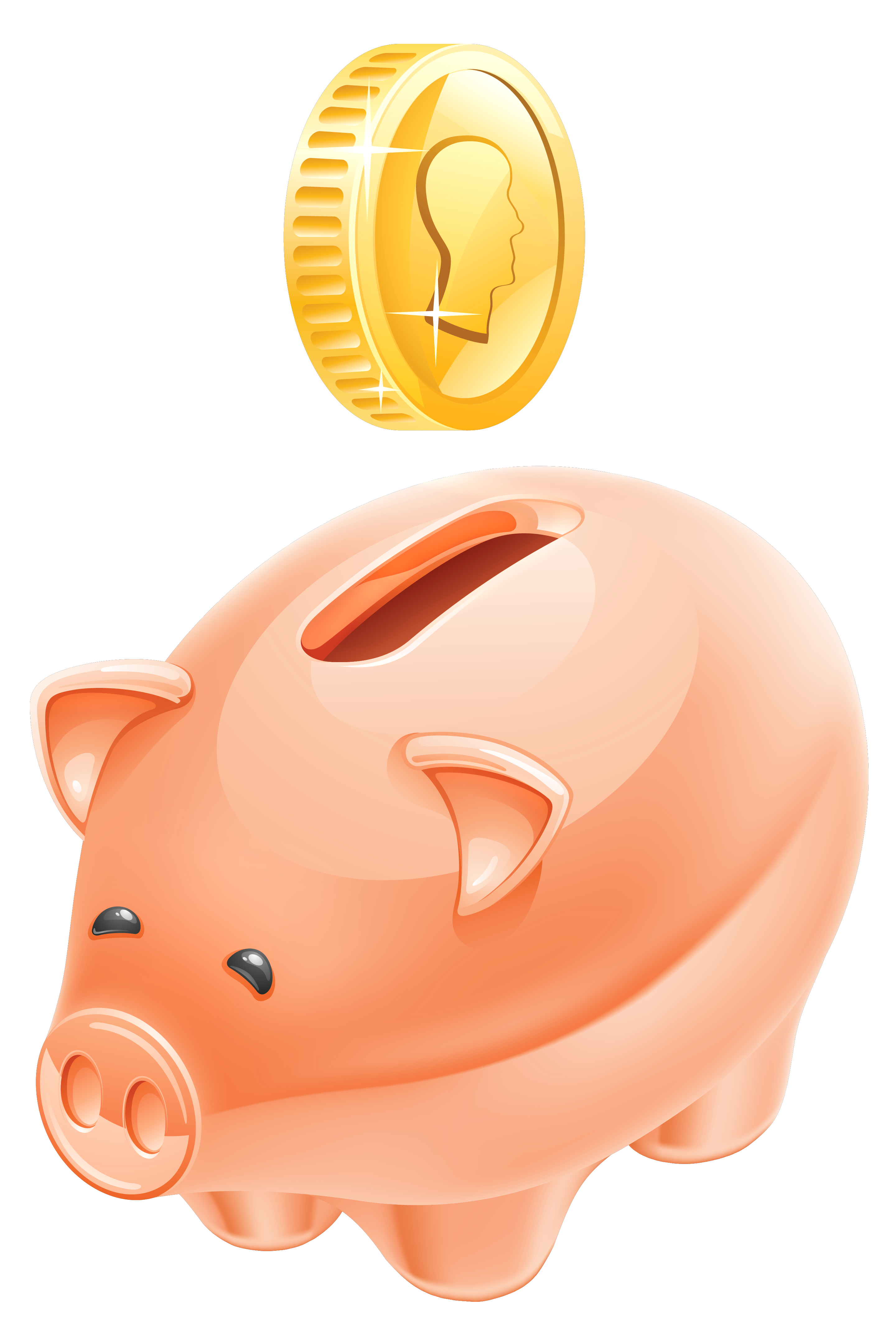 Piggy Bank Gold icon icons png preview