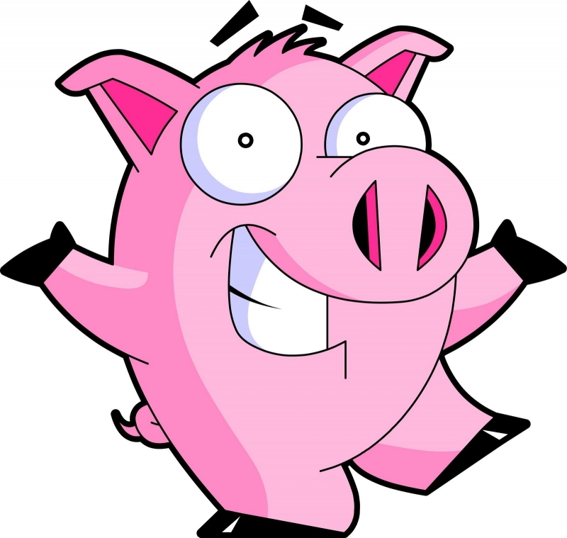 Pink Cute Pig Cartoon icons png preview