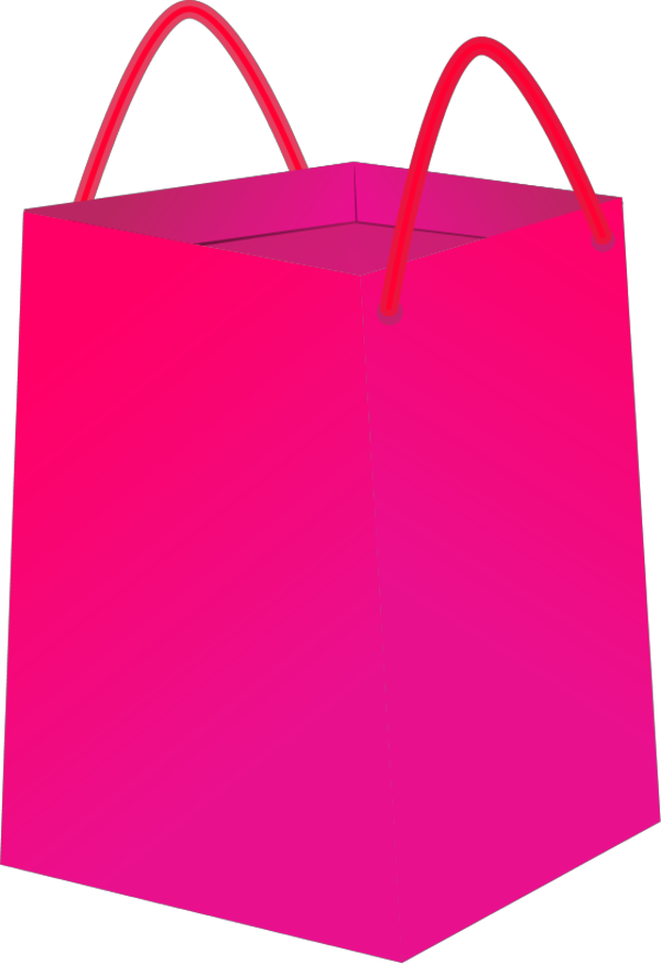 Pink Grocery Shopping Bag icons png preview