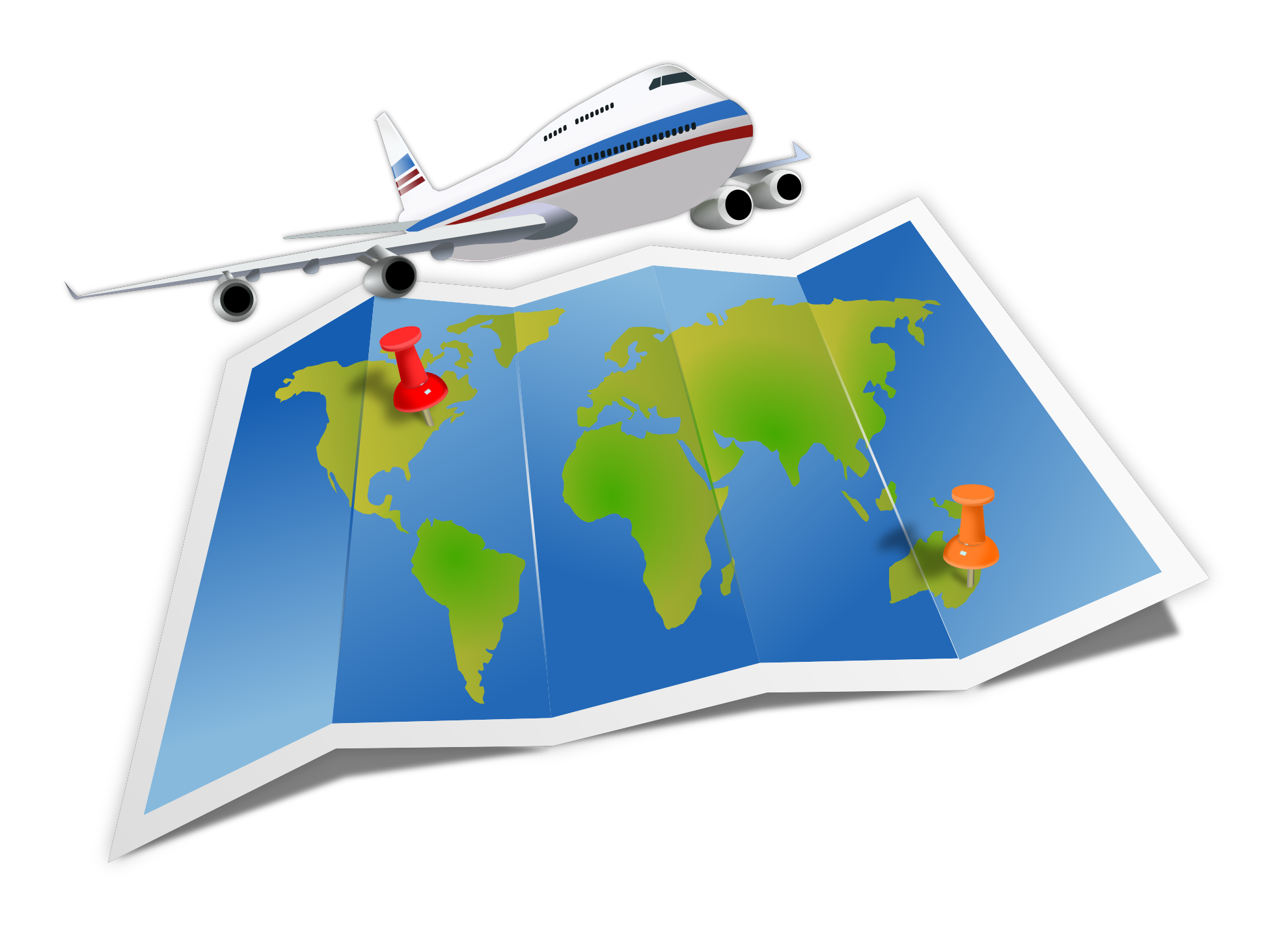 Plane flying map icons png preview