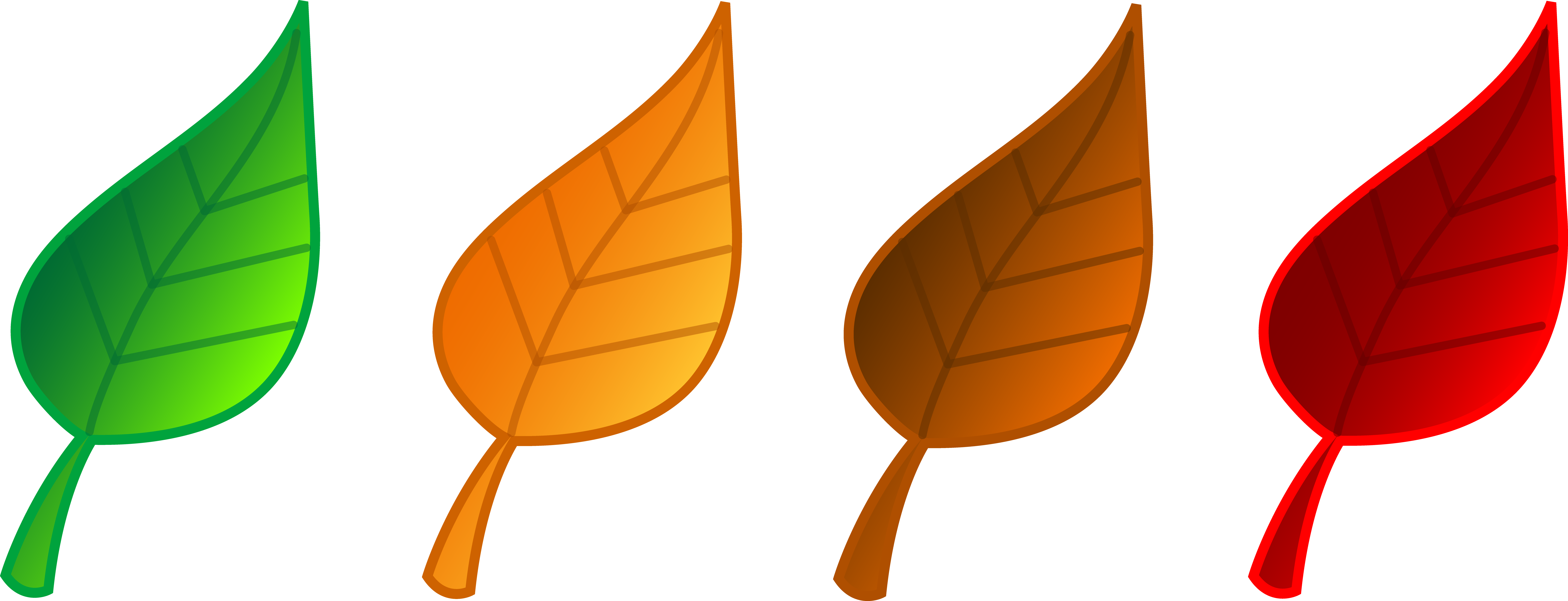 Professional Different Colored Leaves Png icons png free download