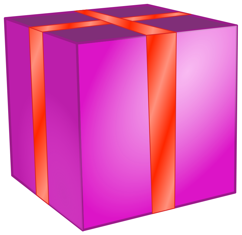 Purple gift box icons png preview