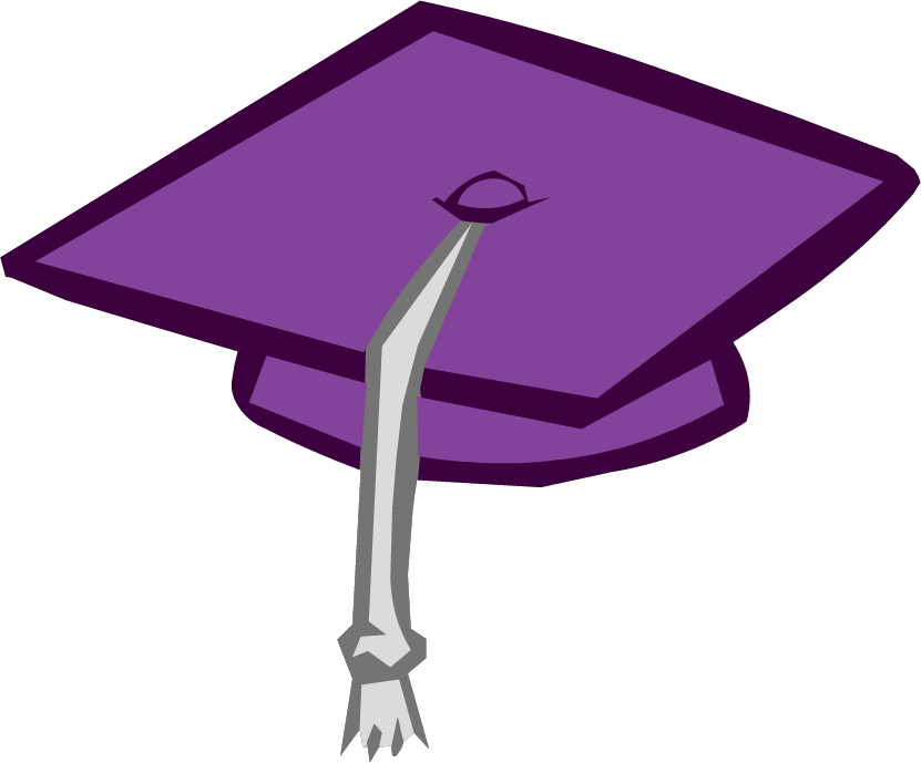 Purple Graduation Hat Png icons png free download