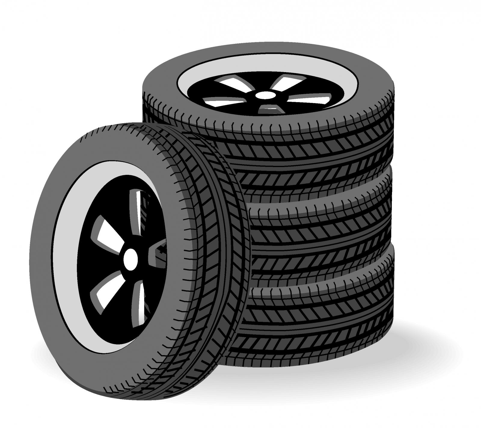 Realistic Car Tire Vector Clip art icons png free download