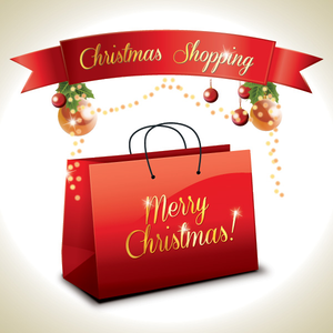 Red Christmas Shoppers icons png preview