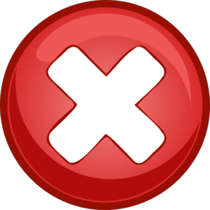 Red close cancel button x icons png free download