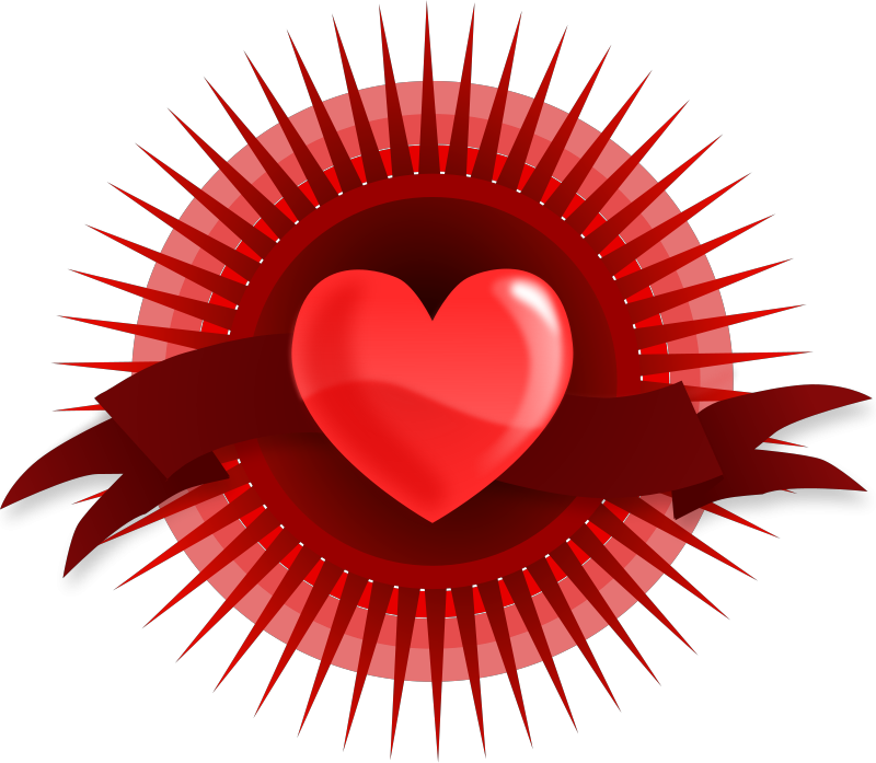 Red Love Heart icon icons png preview