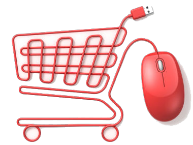 Red Online Shopping PNG Transparent icons png preview