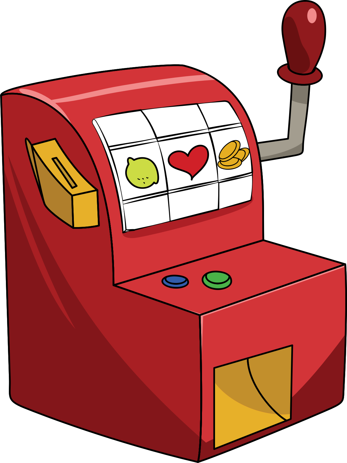 Red Slot Machine Icon icons png preview