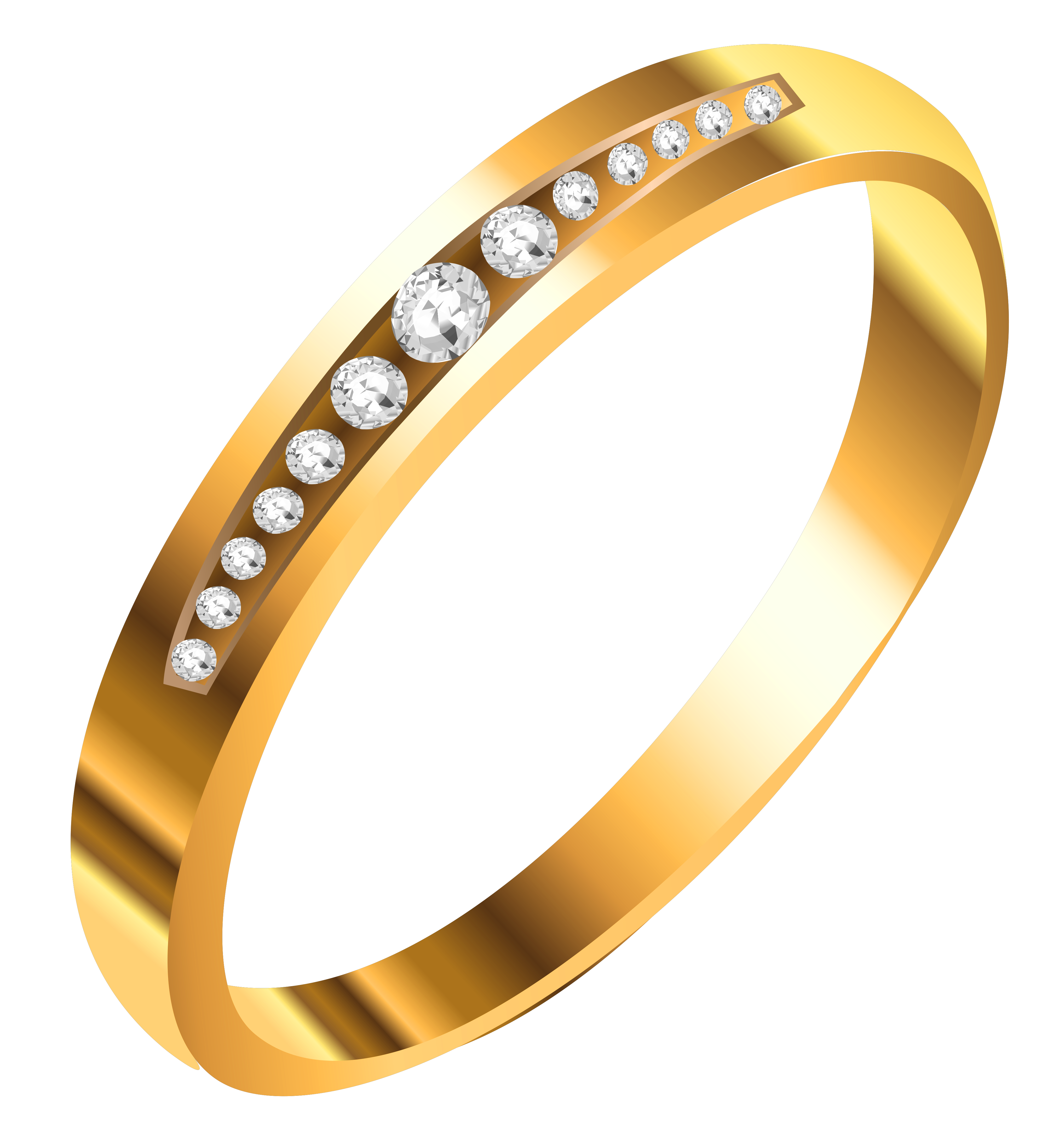 Ring gold 3d diamonds transparent png icons png preview