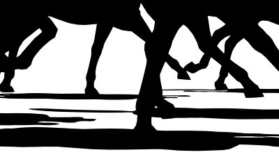 Running Stallion Silhouette icons png preview