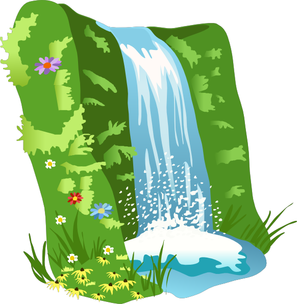 Rural waterfall icons png preview