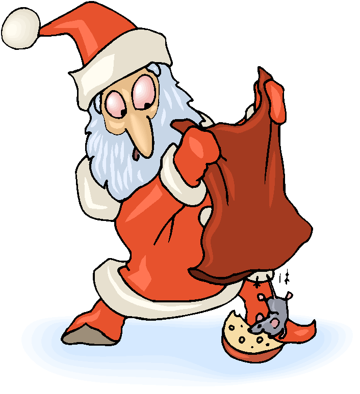 Santa claus bag presents icons png free download