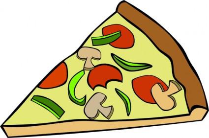 Slice pizza musshroom tomatoes clip art icons png preview