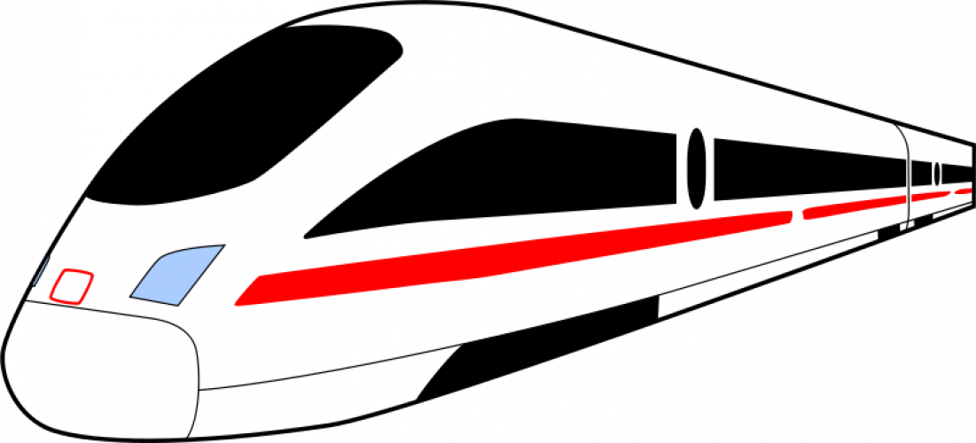 Speed Train Vector Art icons png preview