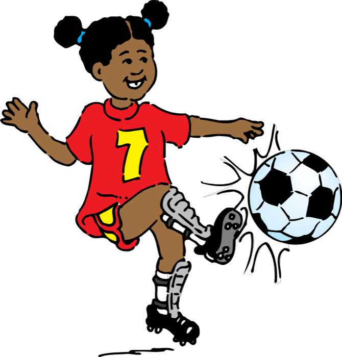 Sport Girl football clip art icons png free download