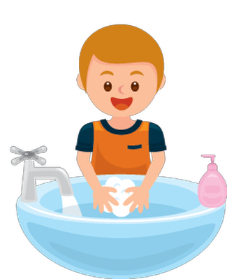 Student Boy washing hand clip art icons png preview