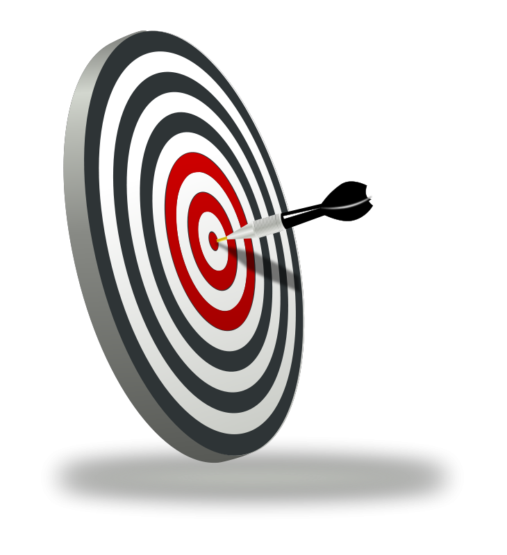 Success Target 3D Dart clip art icons png free download