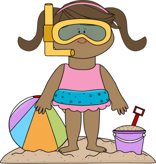 Summer Beach Babygirl Cartoon icons png free download