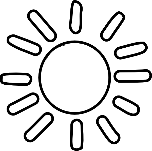 Sun Outline Cliparts icons png preview