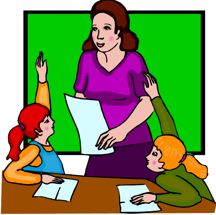 Teacher with group student lesson icons png free download