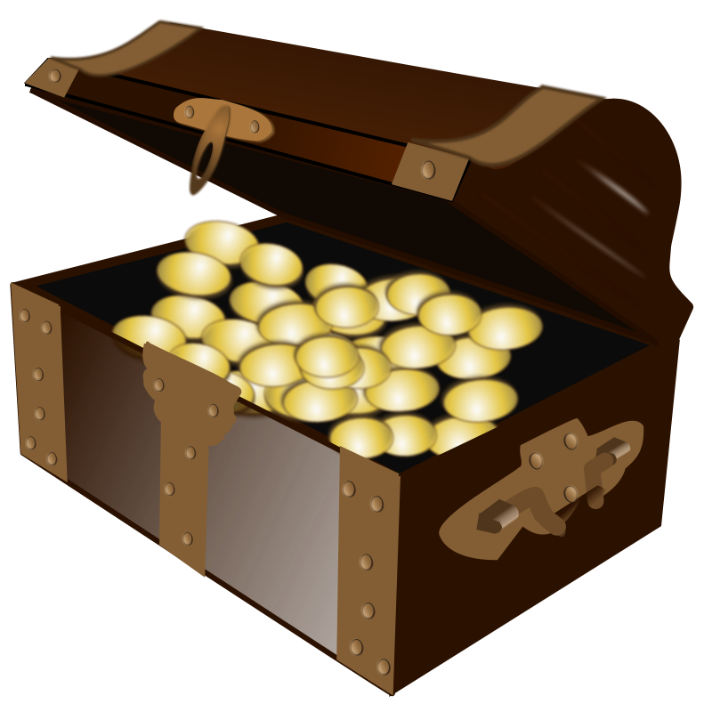 Treasure Chest gold coin icon icons png preview