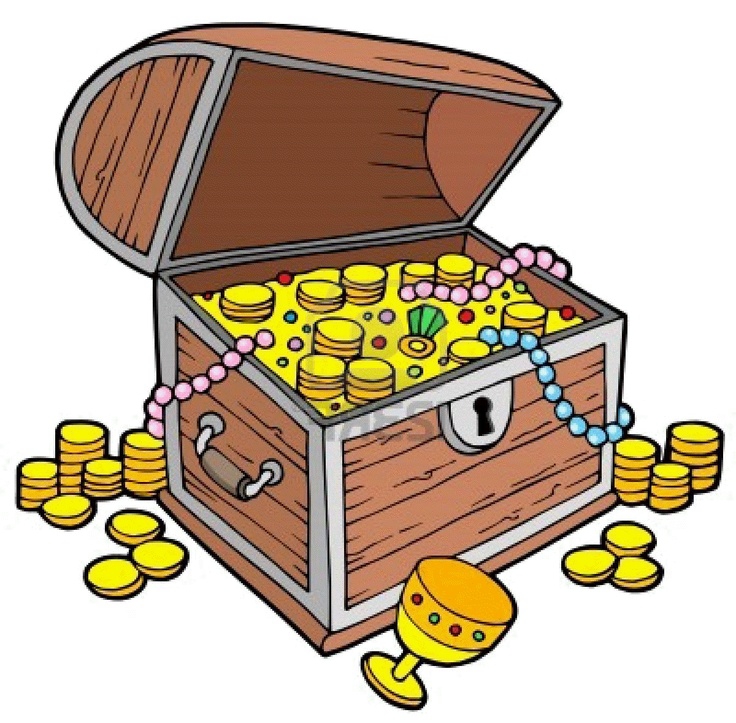 Treasure Chest gold coins icons png preview