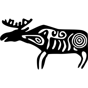 Tribal moose animal icon icons png preview