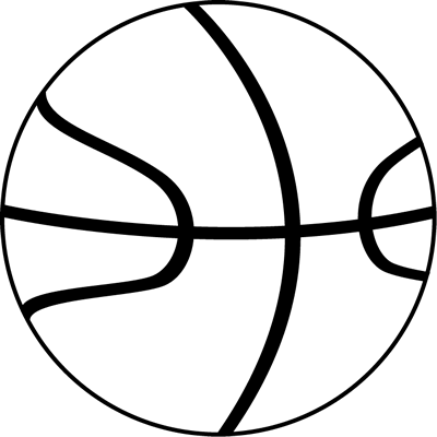 Uncolored Basketball Ball icons png preview