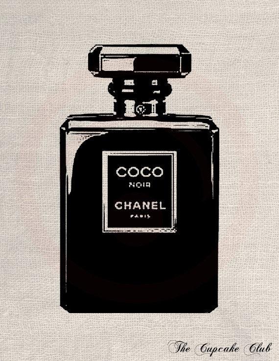 Vintage Coco Chanel Parfume Icon icons png preview