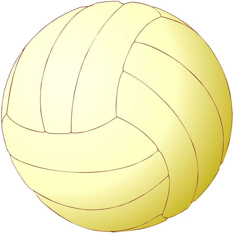 Volleyball sport yellow icon icons png free download